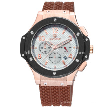 high quality Functional Chronograph Silicone Band Watches